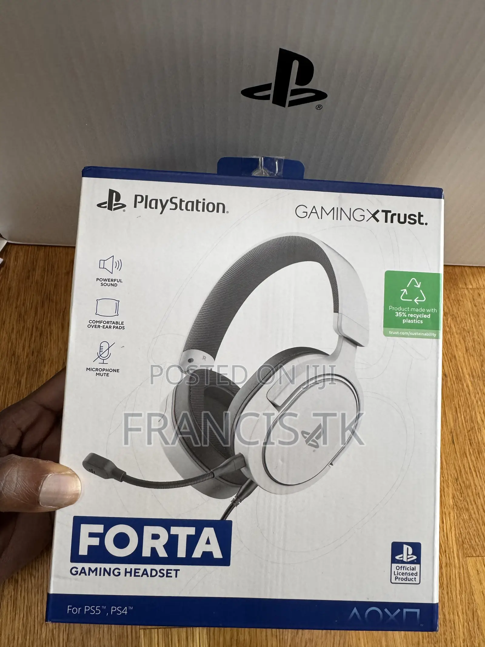 Trust Gaming GXT 498w Forta Officially Licensed Ps5 Gaming Headset