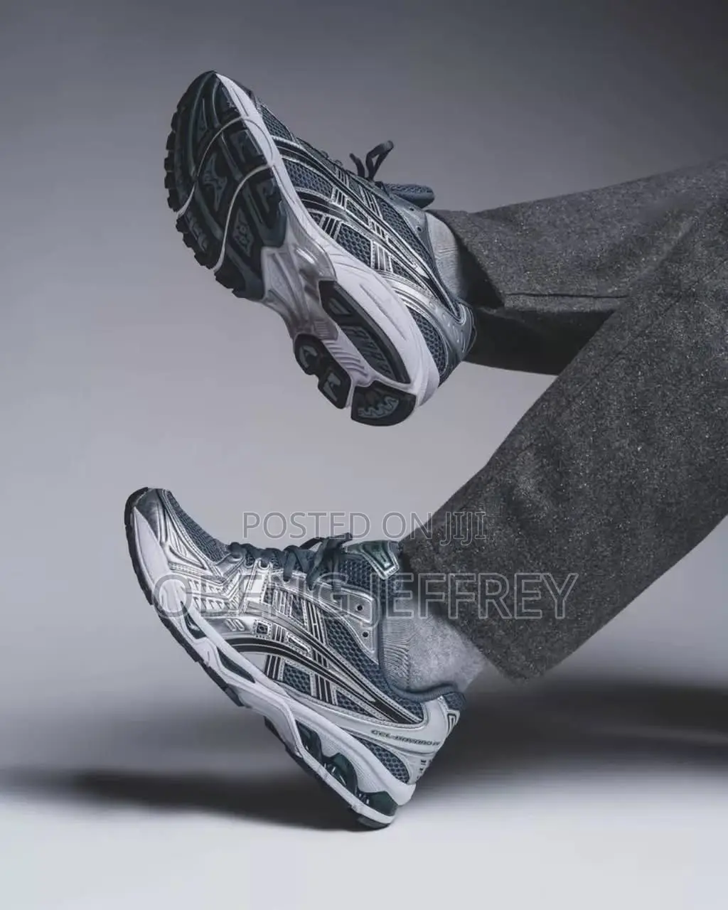 Original Asics Gel Kayano 14 Metallic Silver/Gray