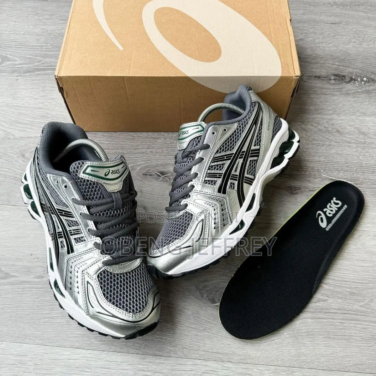 Original Asics Gel Kayano 14 Metallic Silver/Gray