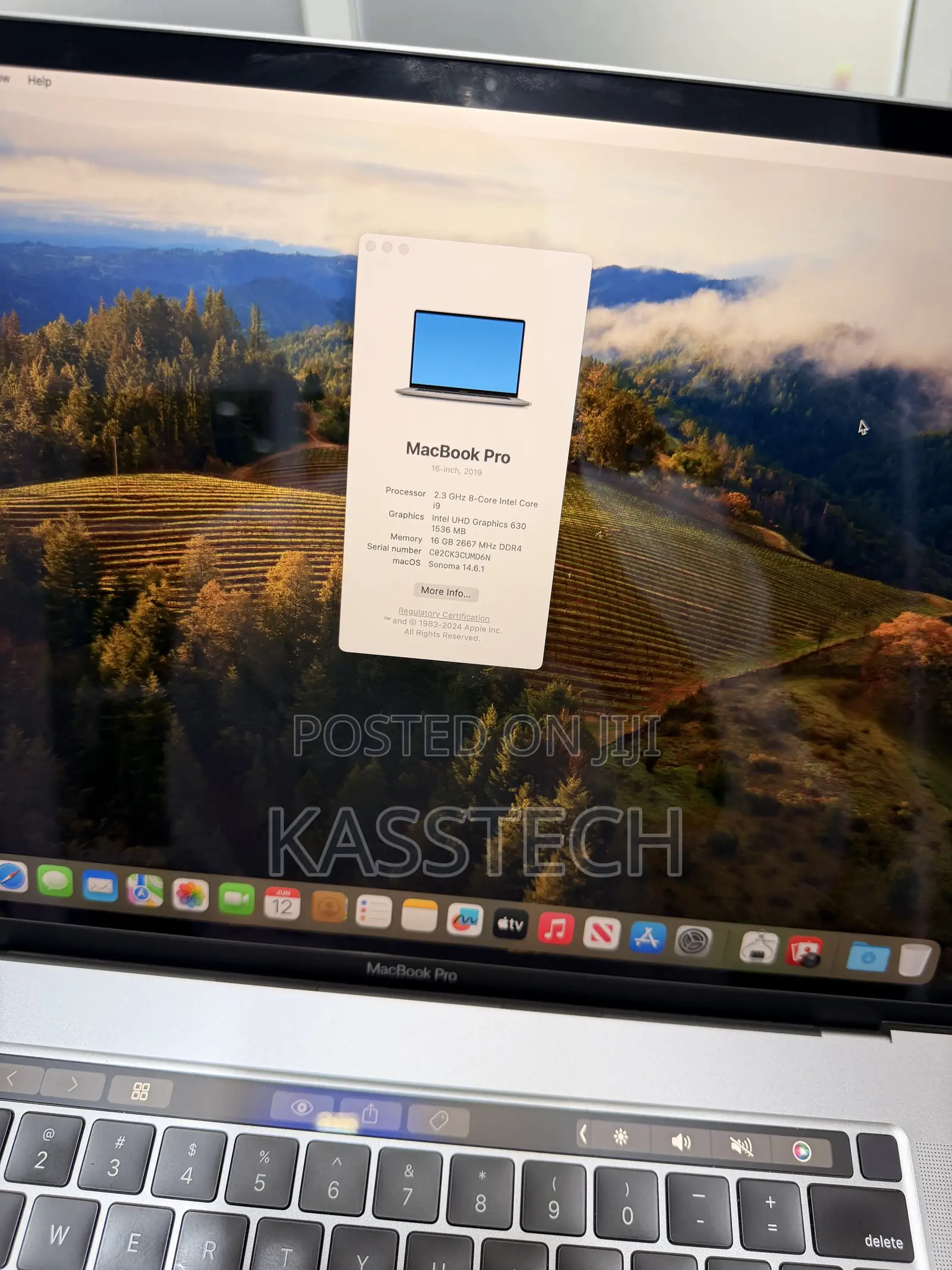 Laptop Apple MacBook Pro 2019 16GB Intel Core i9 SSD 1T