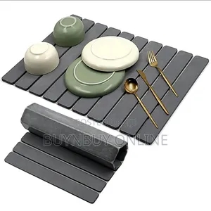 Foldable Stone Dish Drying Mat.