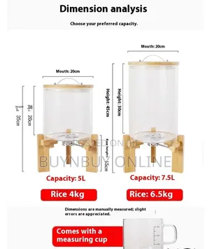 Glass Dry Food Storage Container