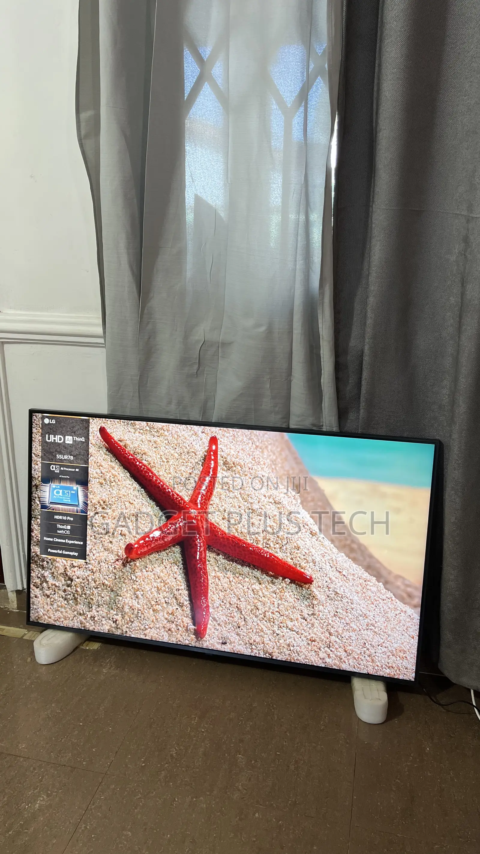 Home Used 2024 55” Lg Thinq Ai Smart Tv
