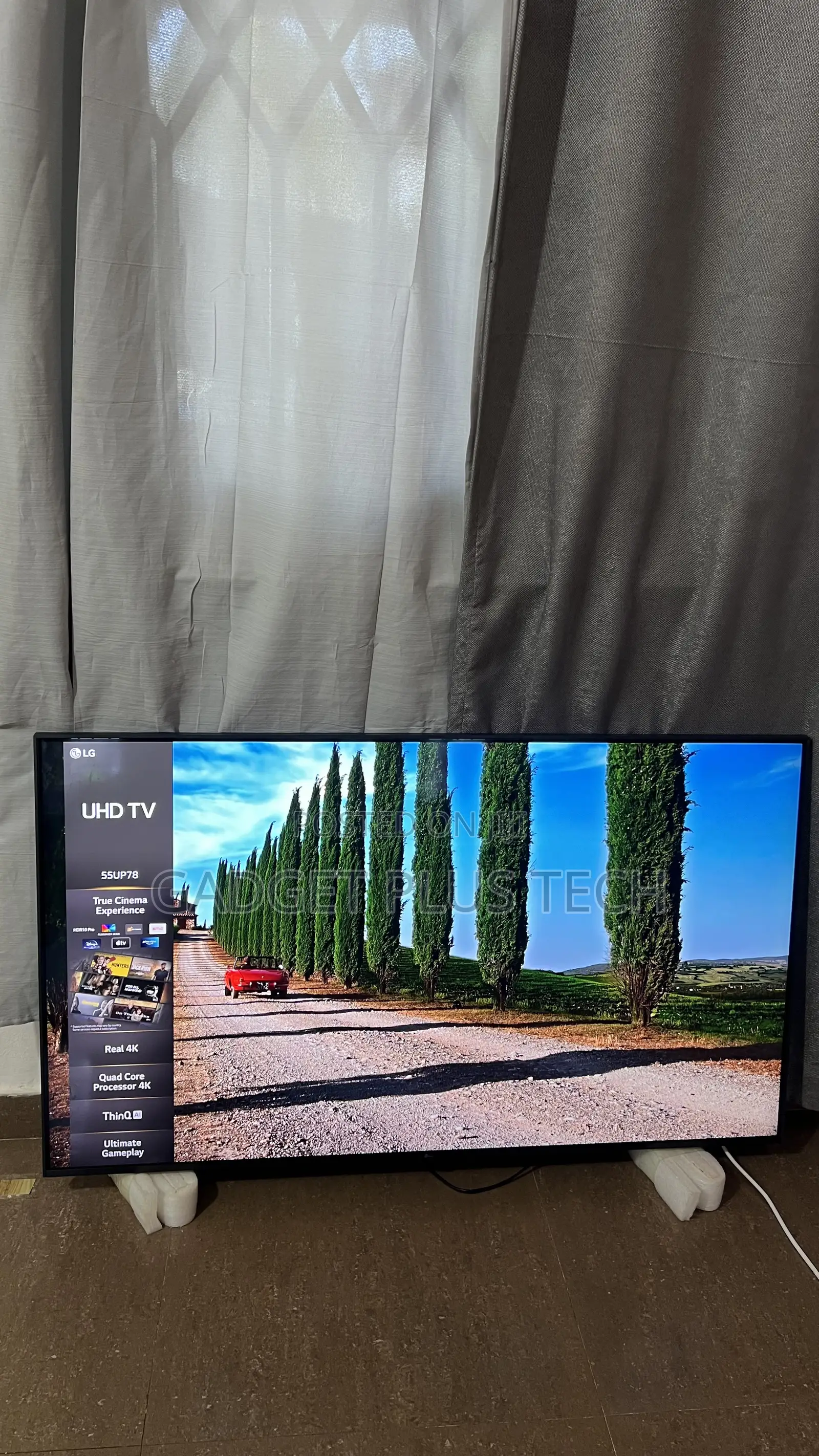 Home Used 2023 Lg 55” Thinq Ai Smart Tv