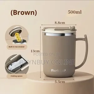 Leak Proof Stainless Steel Cup With Infuser