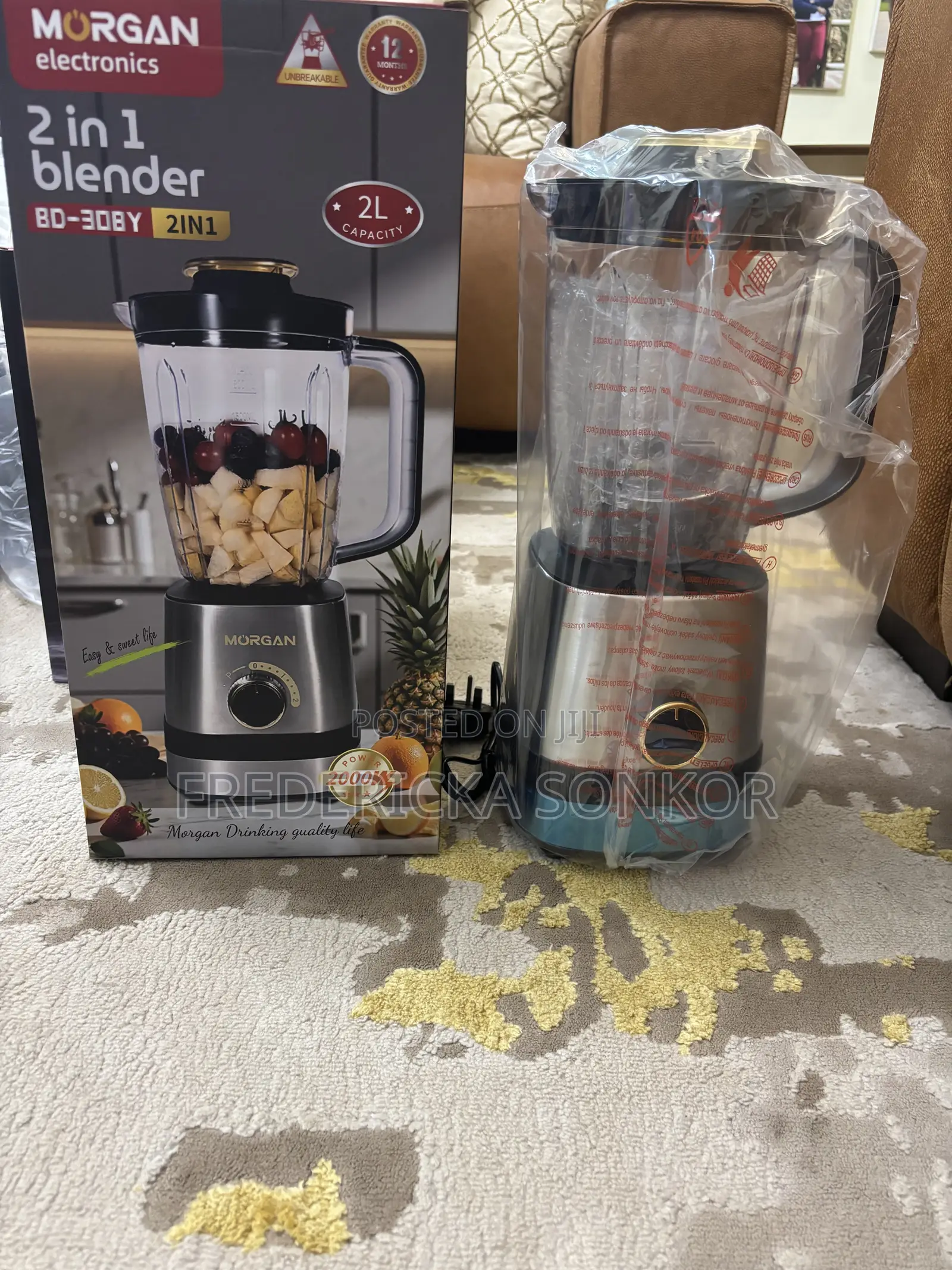 Morgan Electric Blender 2 in 1