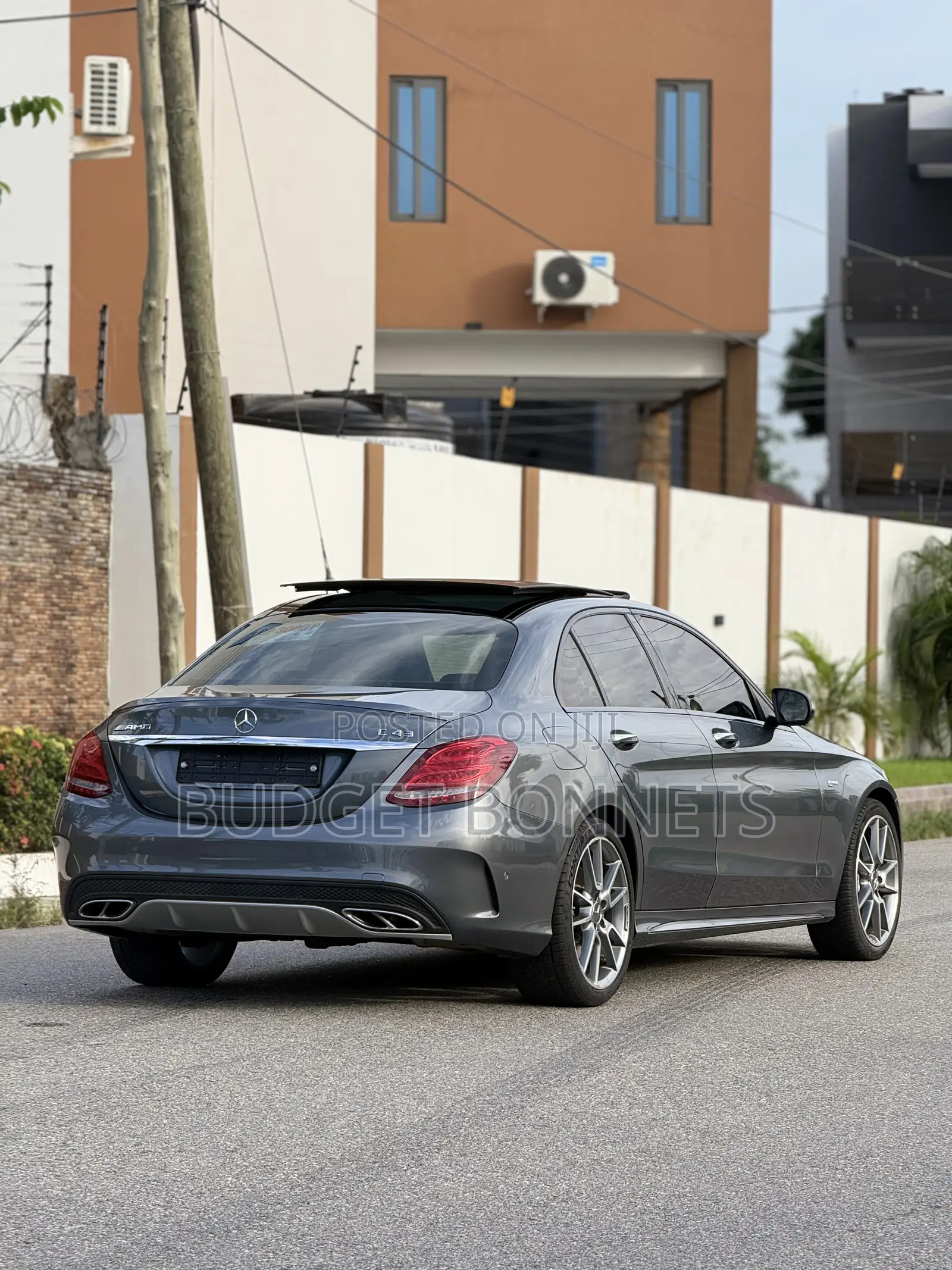 Mercedes-Benz C43 4Matic Sedan AWD (3.0L V6 9AM) 2017 Gray