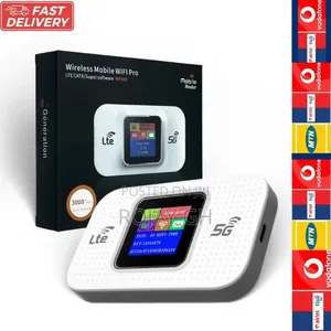 All Network 4g/5g Portable Wifi Router With Sim Card Slot for Travel