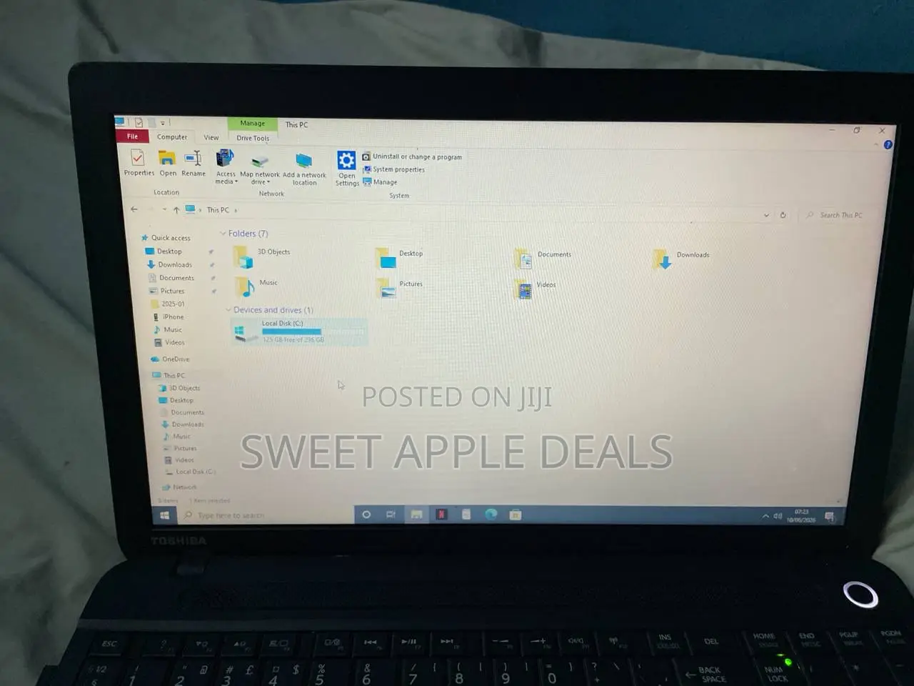 Laptop Toshiba 4GB AMD HDD 320GB