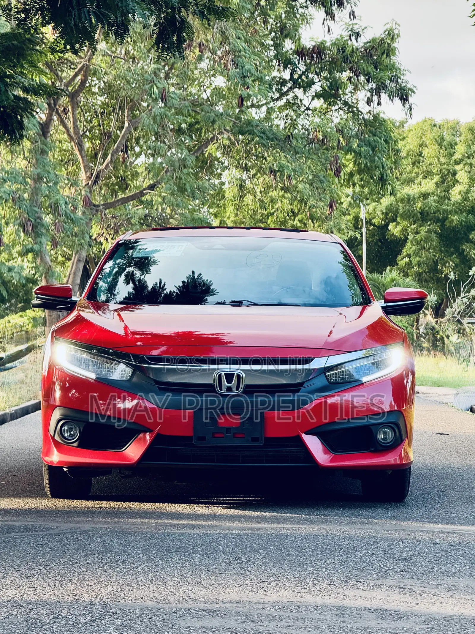 Honda Civic Touring Sedan 2018 Red