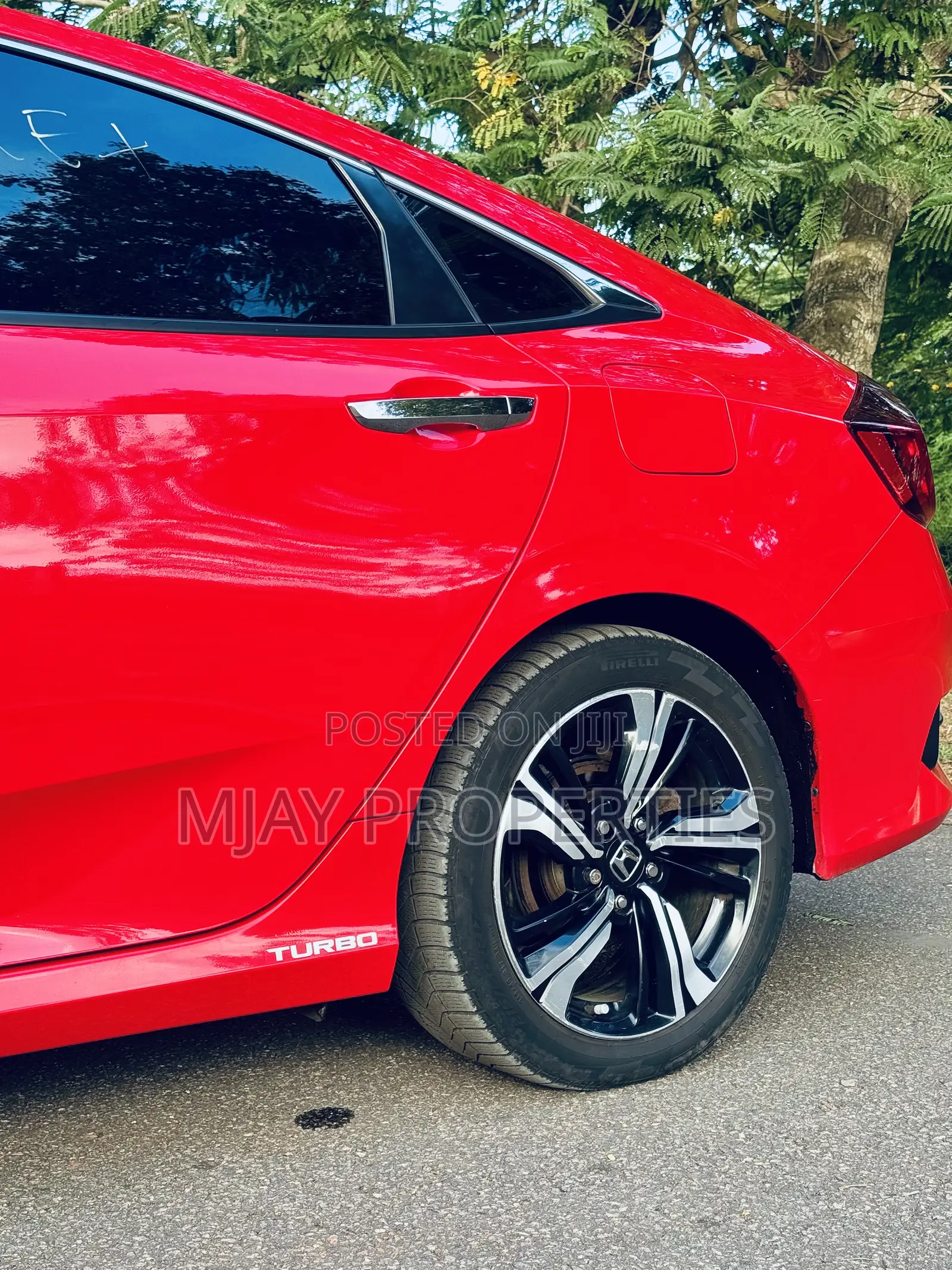 Honda Civic Touring Sedan 2018 Red