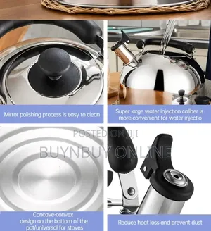 5l 304 Stainless Steel Whistling Kettle