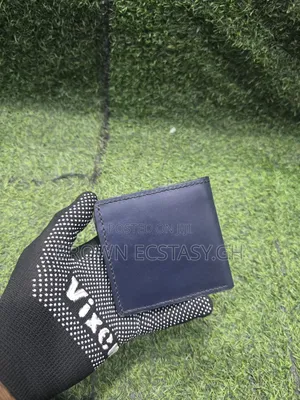 Salvatore Ferragamo Blue Leather Wallet (Uk Used)