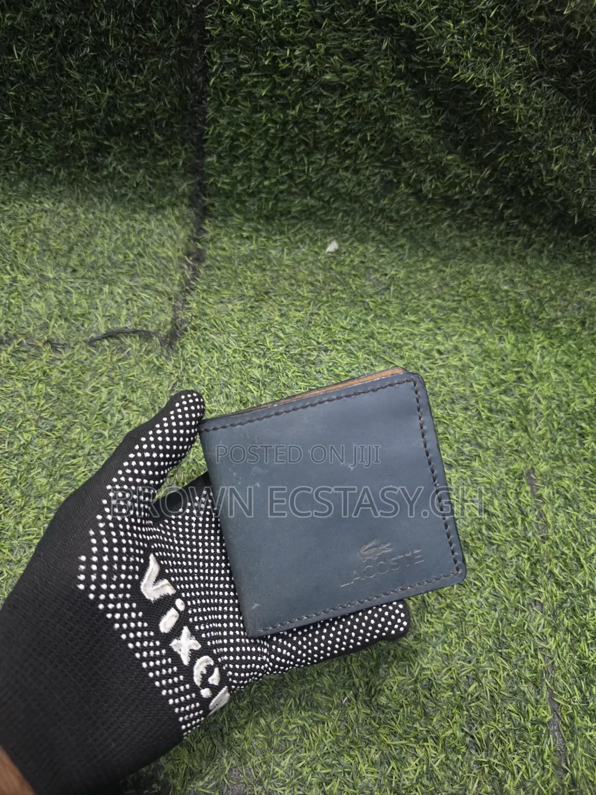 Salvatore Ferragamo Blue Leather Wallet (Uk Used)