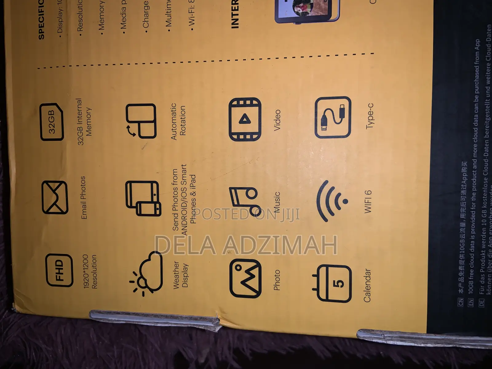 Kodak 10 Inch Touchscreen Digital Photo Frame