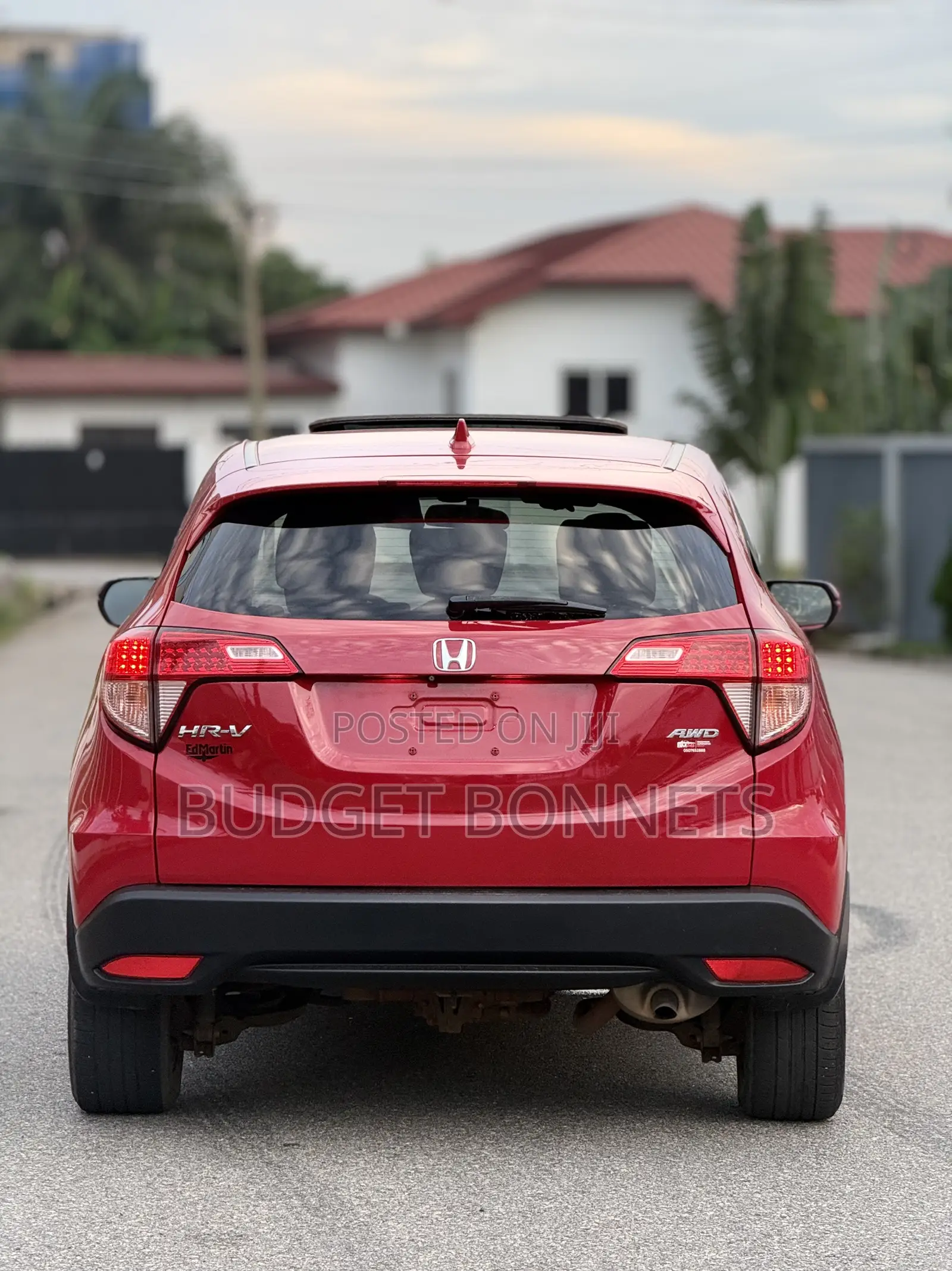 Honda HR-V EX AWD 2019 Red