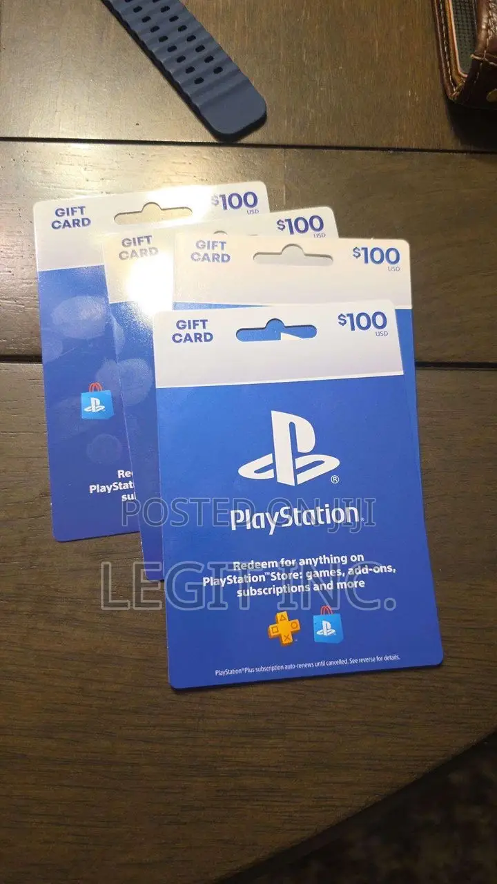 $100 Playstation Gift Card Voucher
