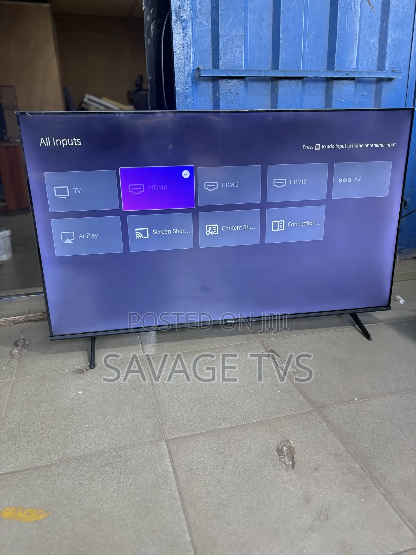 European Hisense 2024 Model Very Neat Tv and Powerful