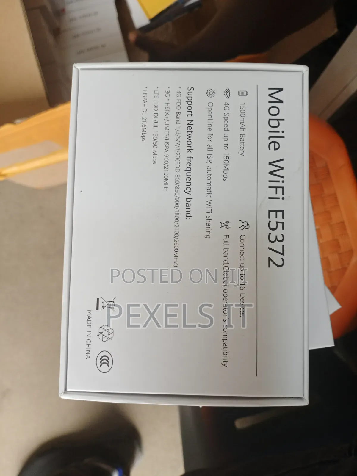 4g Huawei E5372 Universal Mifi