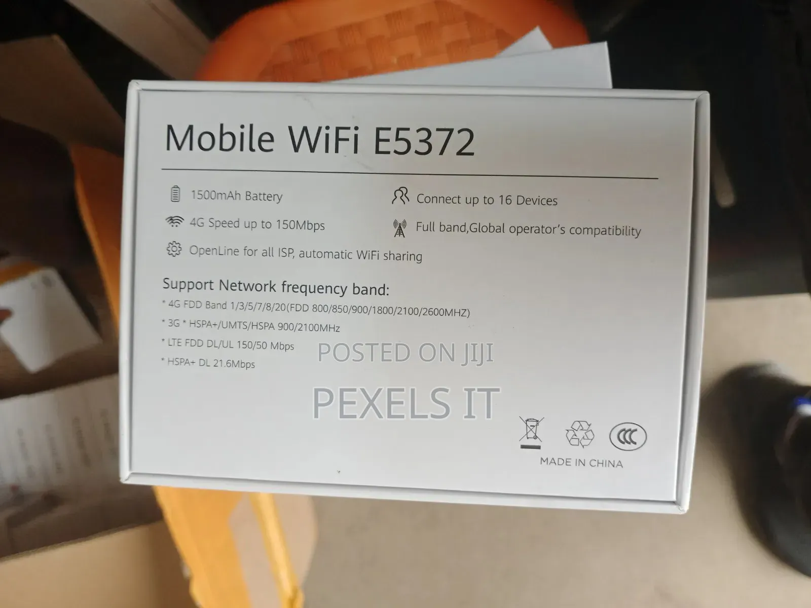 4g Huawei E5372 Universal Mifi