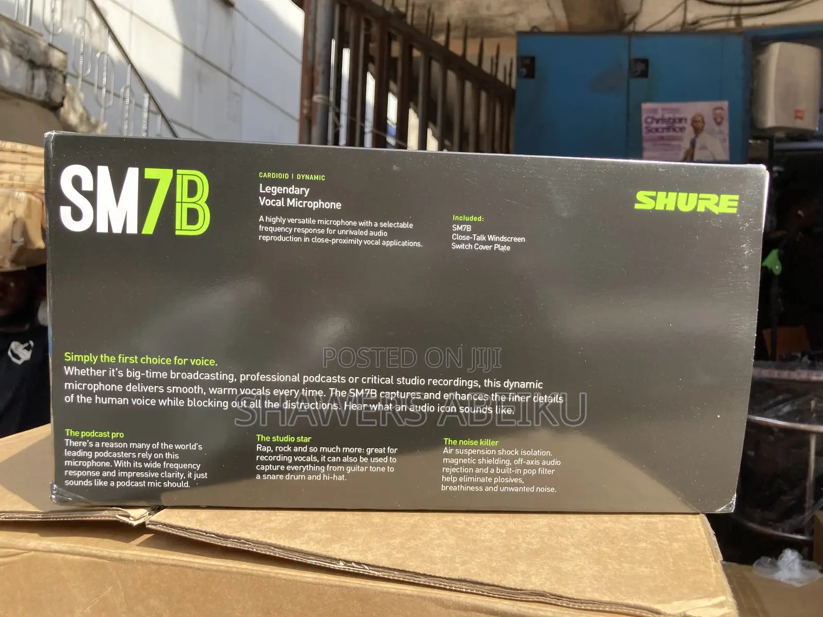 Sure Sm7b Legendary Vocal Microphone