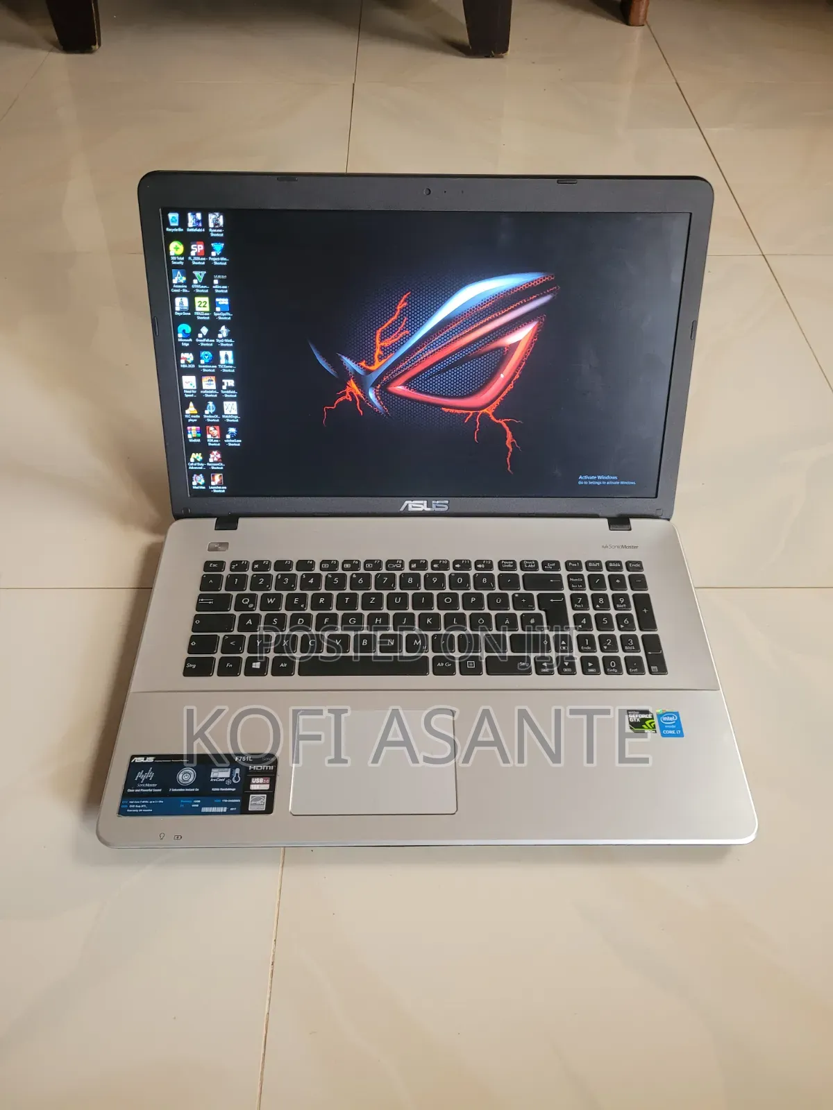 Laptop Asus X751NA 12GB Intel Core i7 HDD 1T