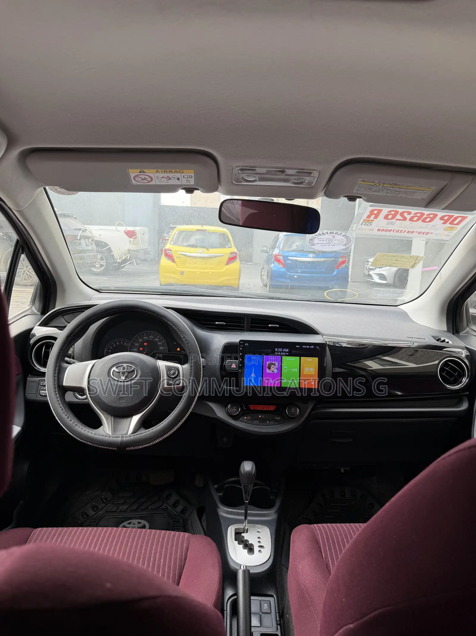 Toyota Vitz 1.3 FWD 5dr 2015 Burgundy