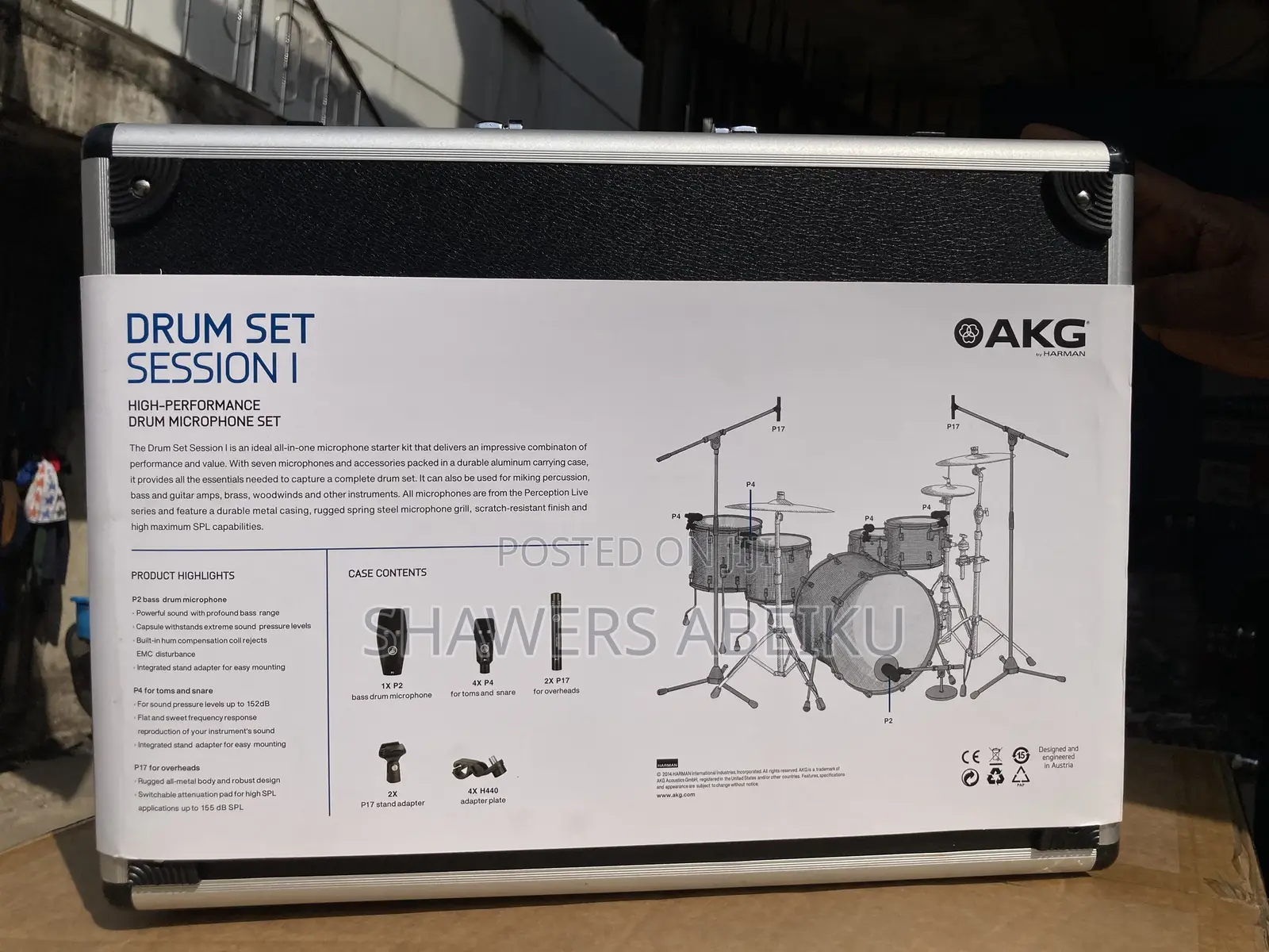 Akg Drum Microphone 7set Session I