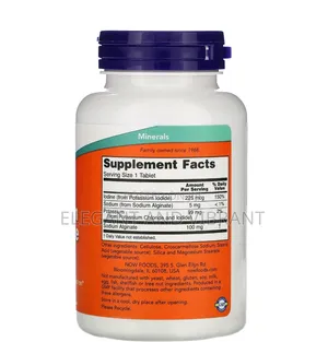 Potassium Plus Iodine Thyroid Support 180 Tablets.