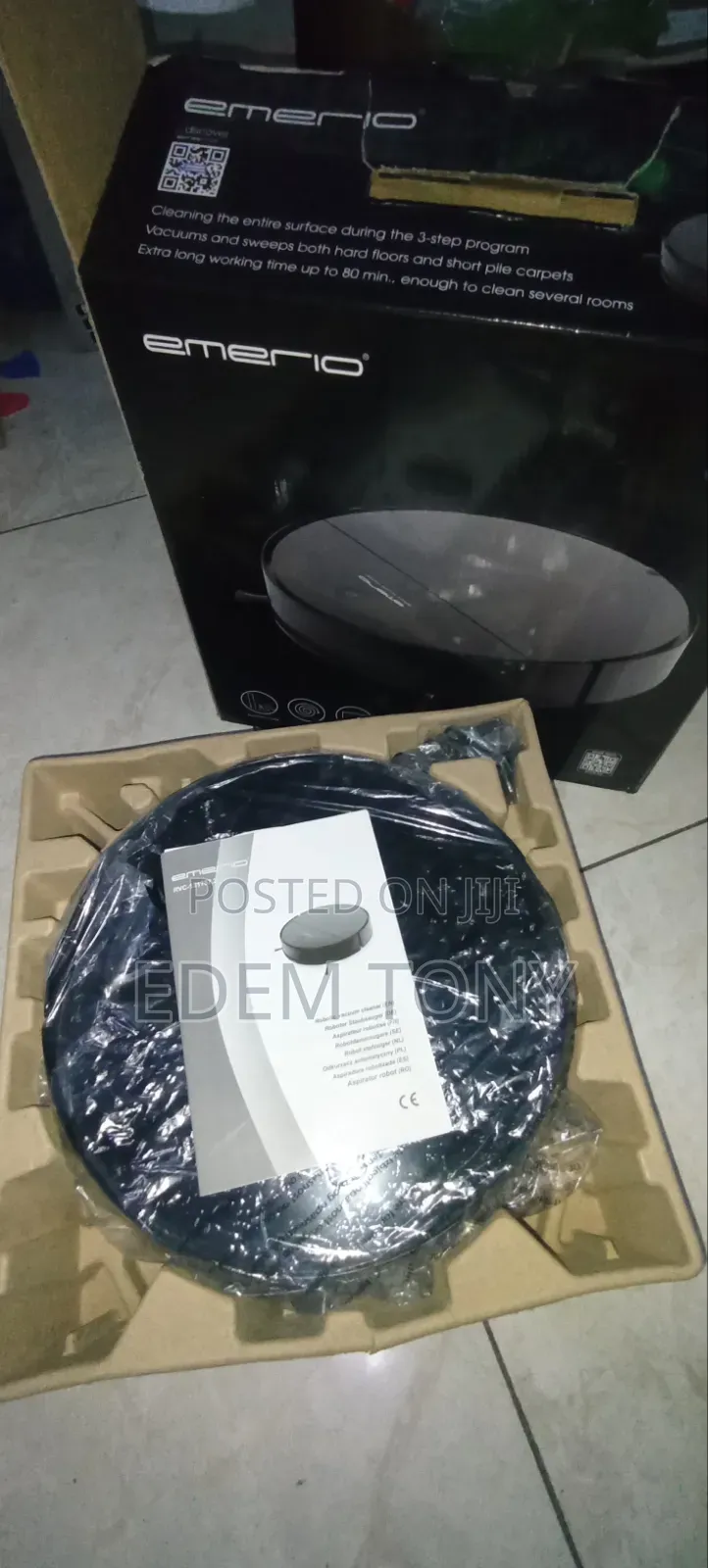 Emerio RVC-131757 Wireless Robotic Vacuum Cleaner.(Large Size)
