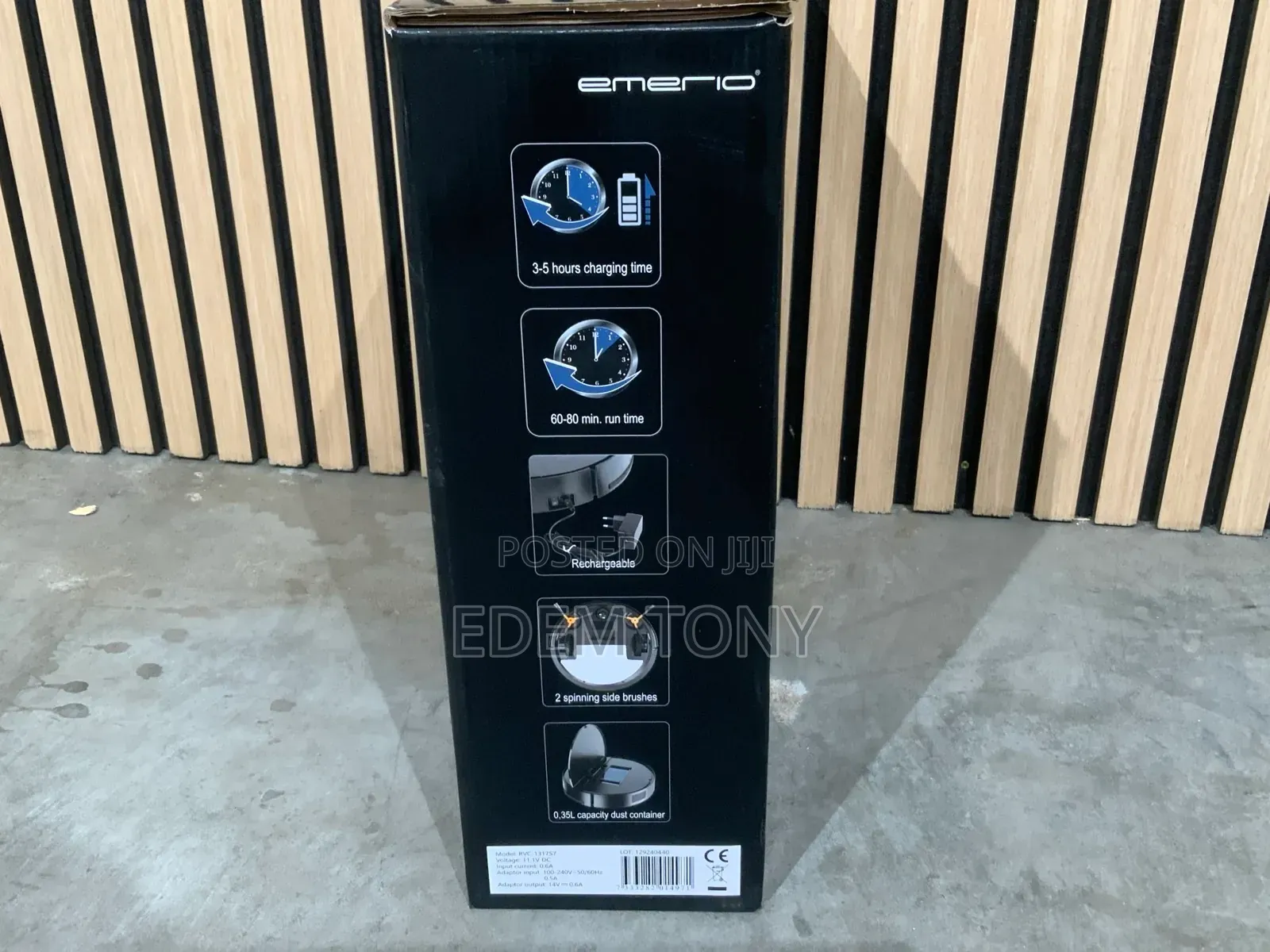 Emerio RVC-131757 Wireless Robotic Vacuum Cleaner.(Large Size)