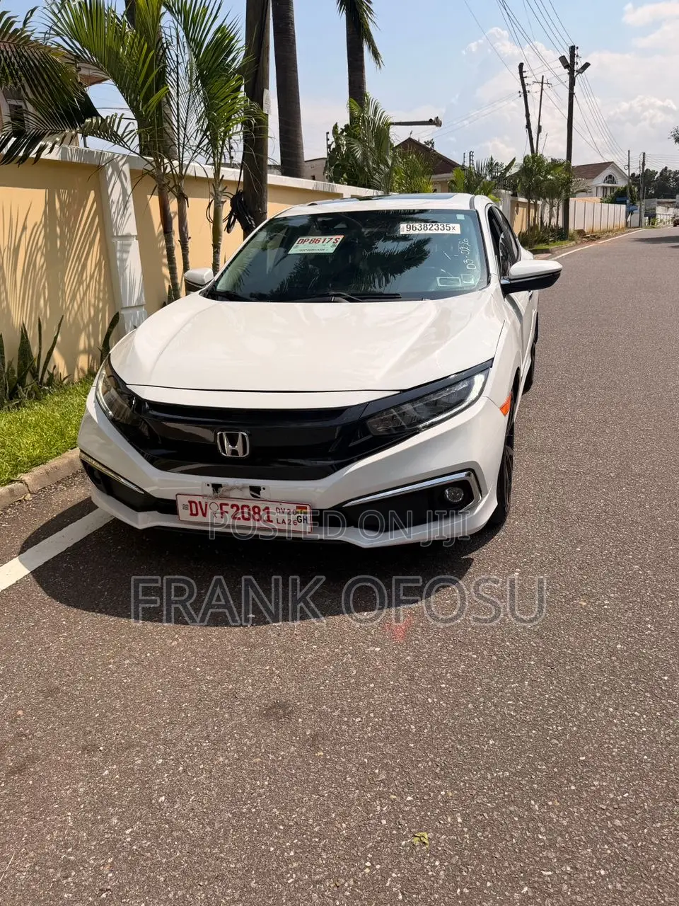 Honda Civic Touring Sedan 2019 White