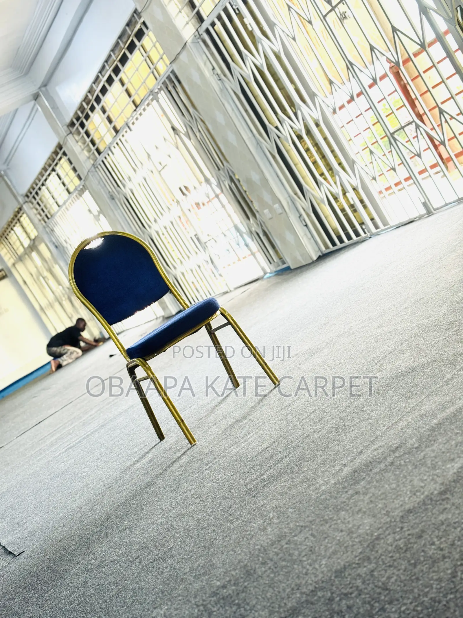 Dark Grey Woolen Carpet for Auditoriums and Conference Halls