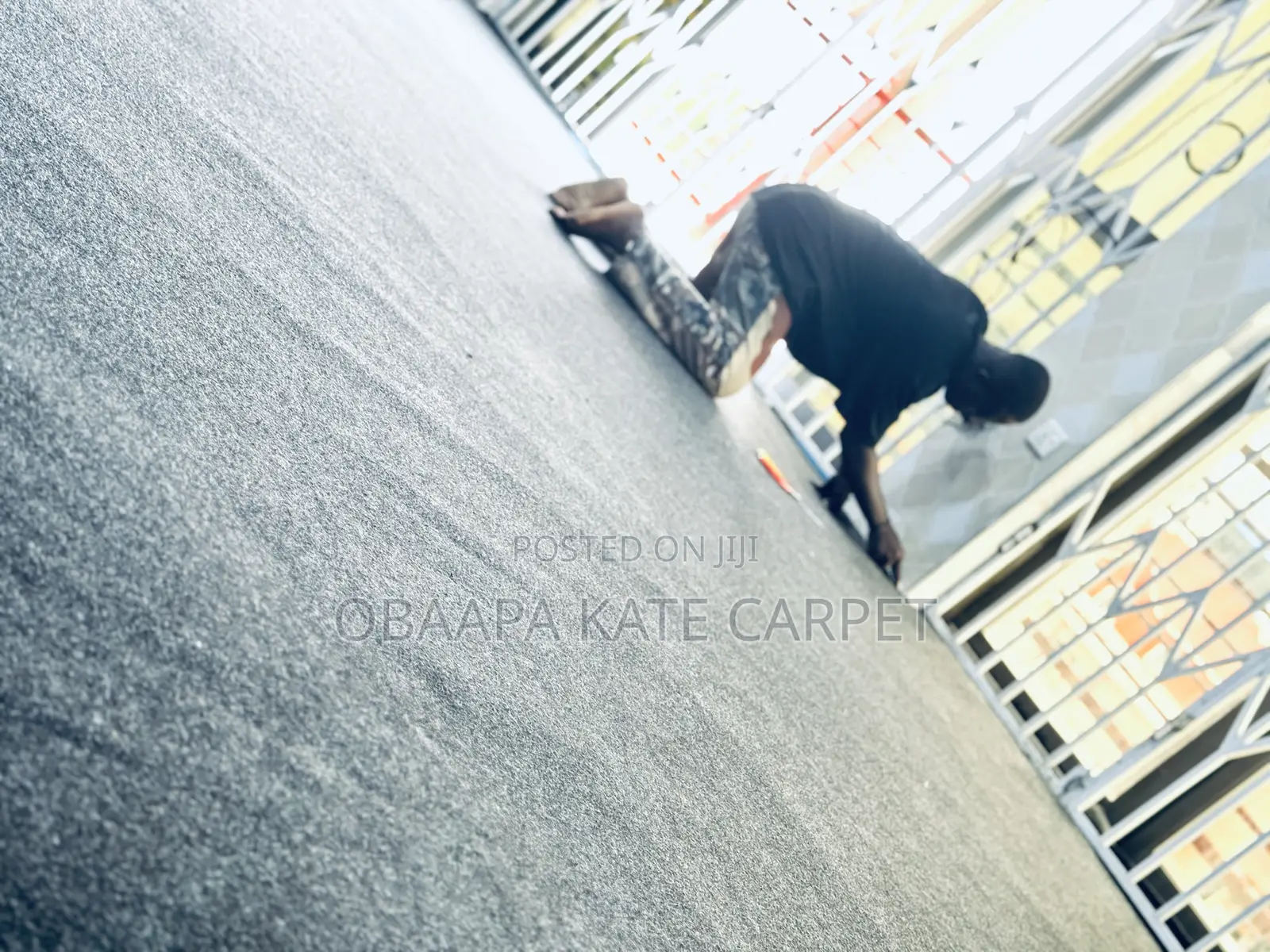 Dark Grey Floor Carpet for Living Rooms and Halls
