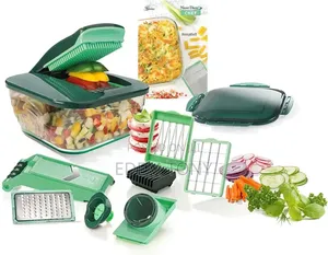 Genius Nicer Dicer Fusion Is a 16-Piece Set.