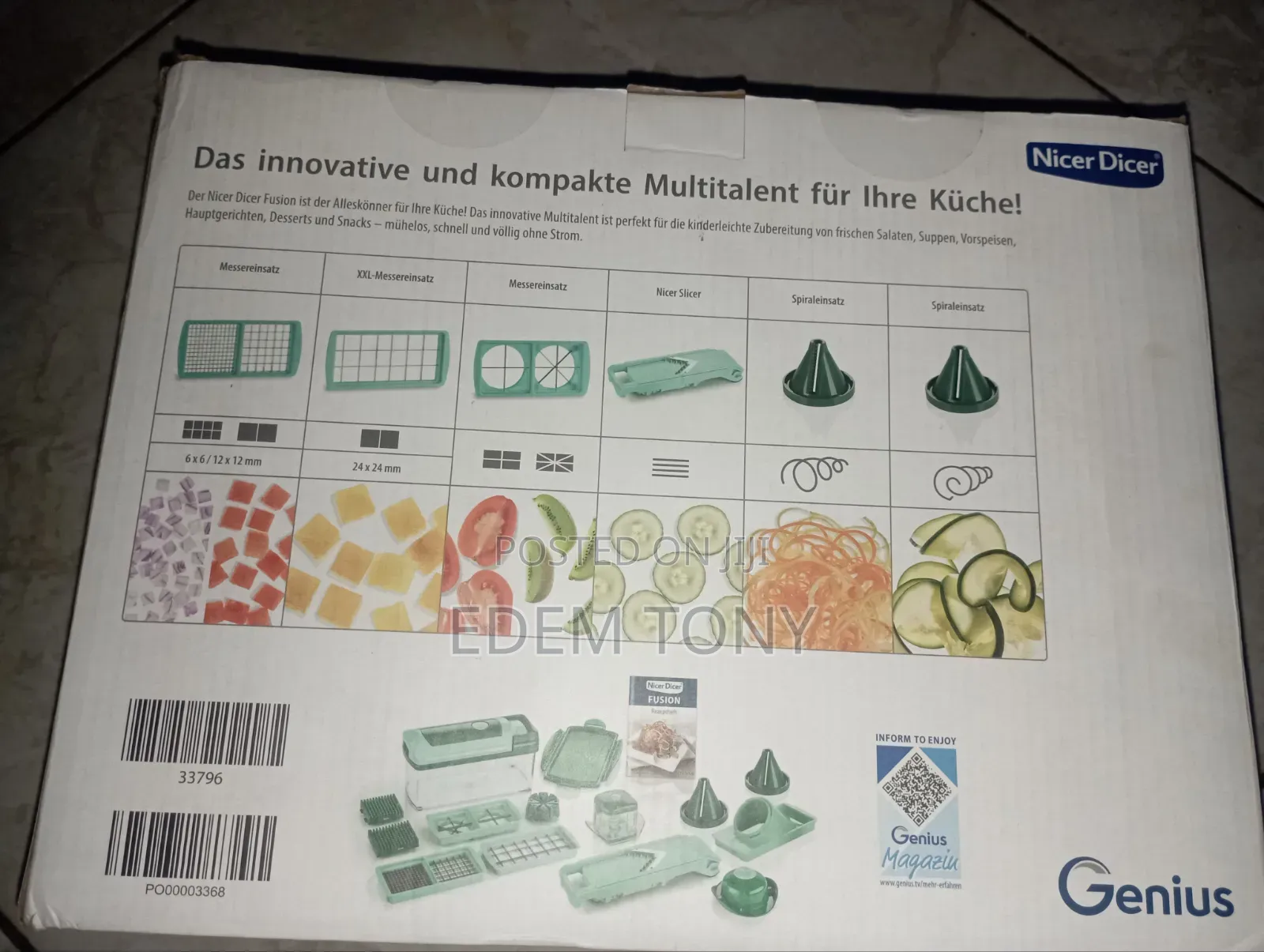Genius Nicer Dicer Fusion Is a 16-Piece Set.