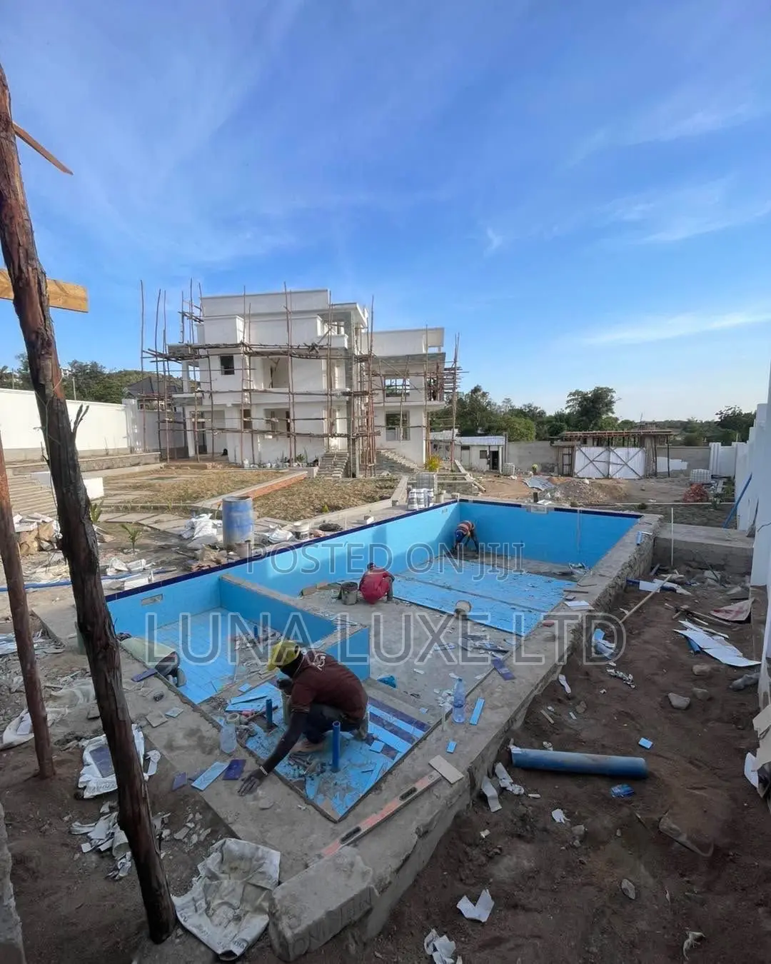Swimming Pool Construction| Concrete Pools Accra | Luna Construction