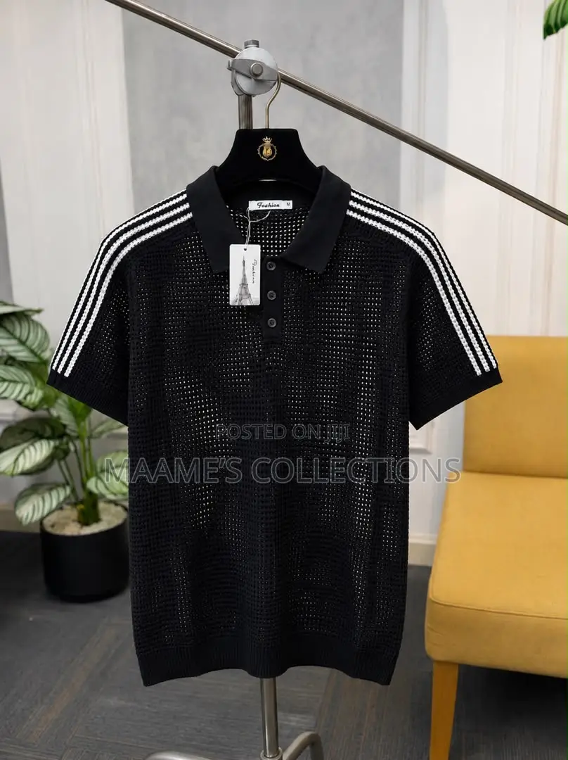 Solid Men’S Buttons Short Sleeve Shirt
