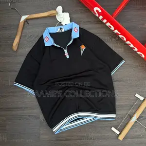 Men's Casual Wear, Collared Zip-Up Short Sleeve Shirt