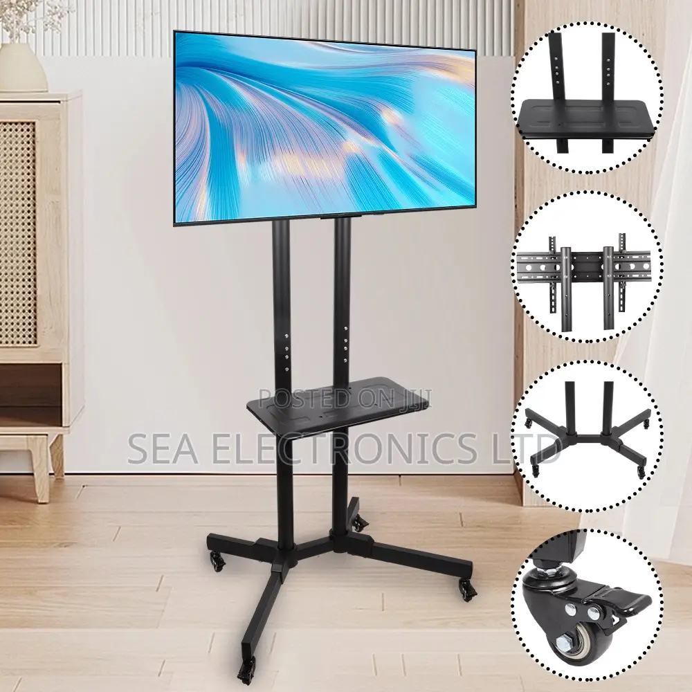 Mobile TV Cart for 32-70 Inch TVS