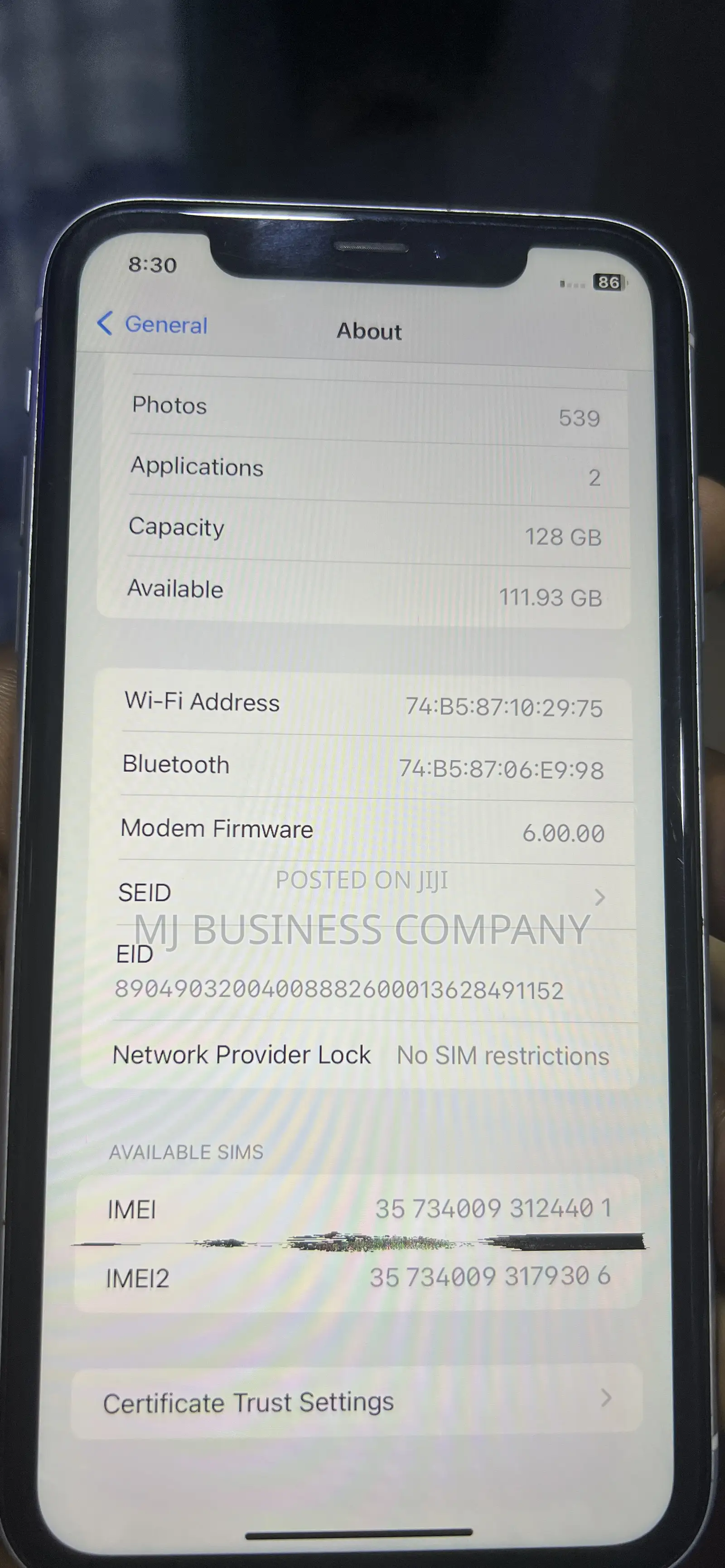 Apple iPhone XR 128 GB White