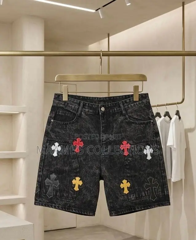 Distressed Denim Shorts Jeans for Men