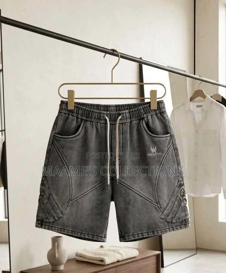 Distressed Denim Shorts Jeans for Men