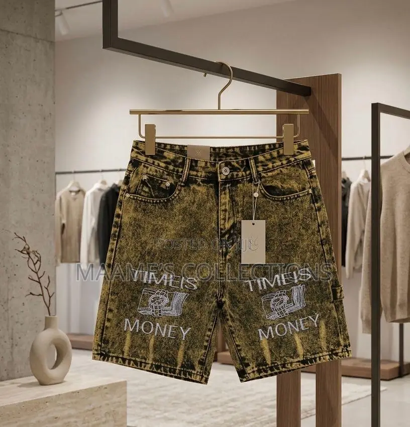 Distressed Denim Shorts Jeans for Men