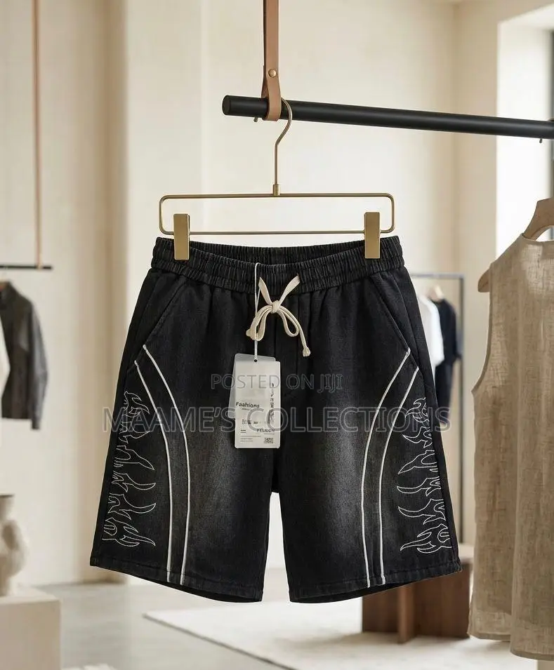 Distressed Denim Shorts Jeans for Men