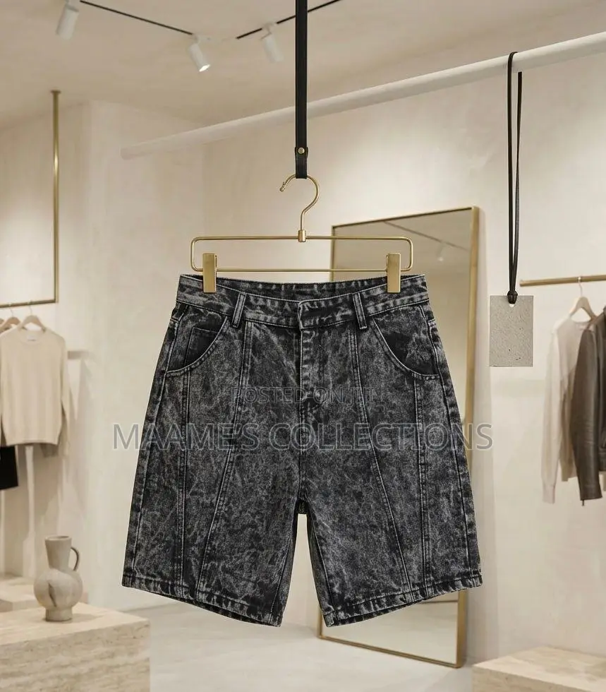 Distressed Denim Shorts Jeans for Men