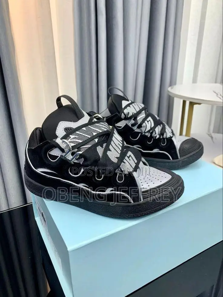 Original Lanvin Curb Bold Black /Gray