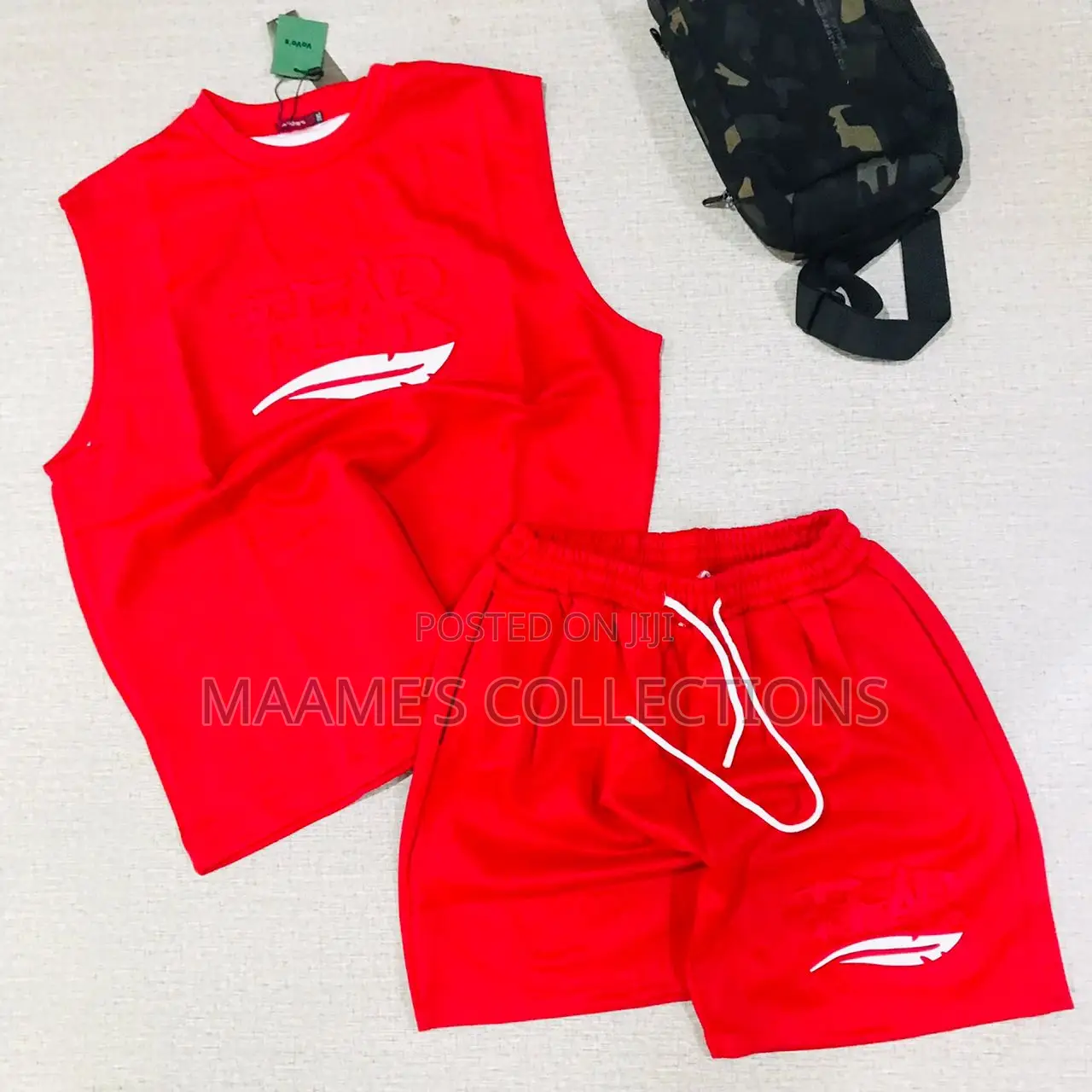 Men's Sleeveless Tank Top and Shorts 2pcs Set