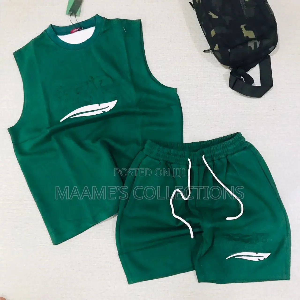 Men's Sleeveless Tank Top and Shorts 2pcs Set