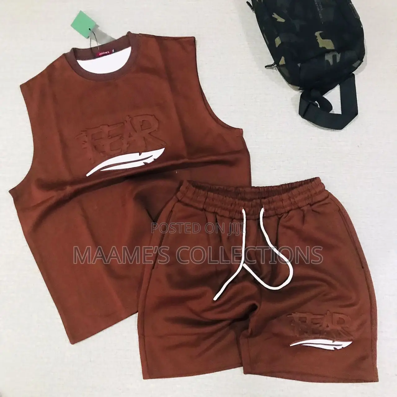 Men's Sleeveless Tank Top and Shorts 2pcs Set